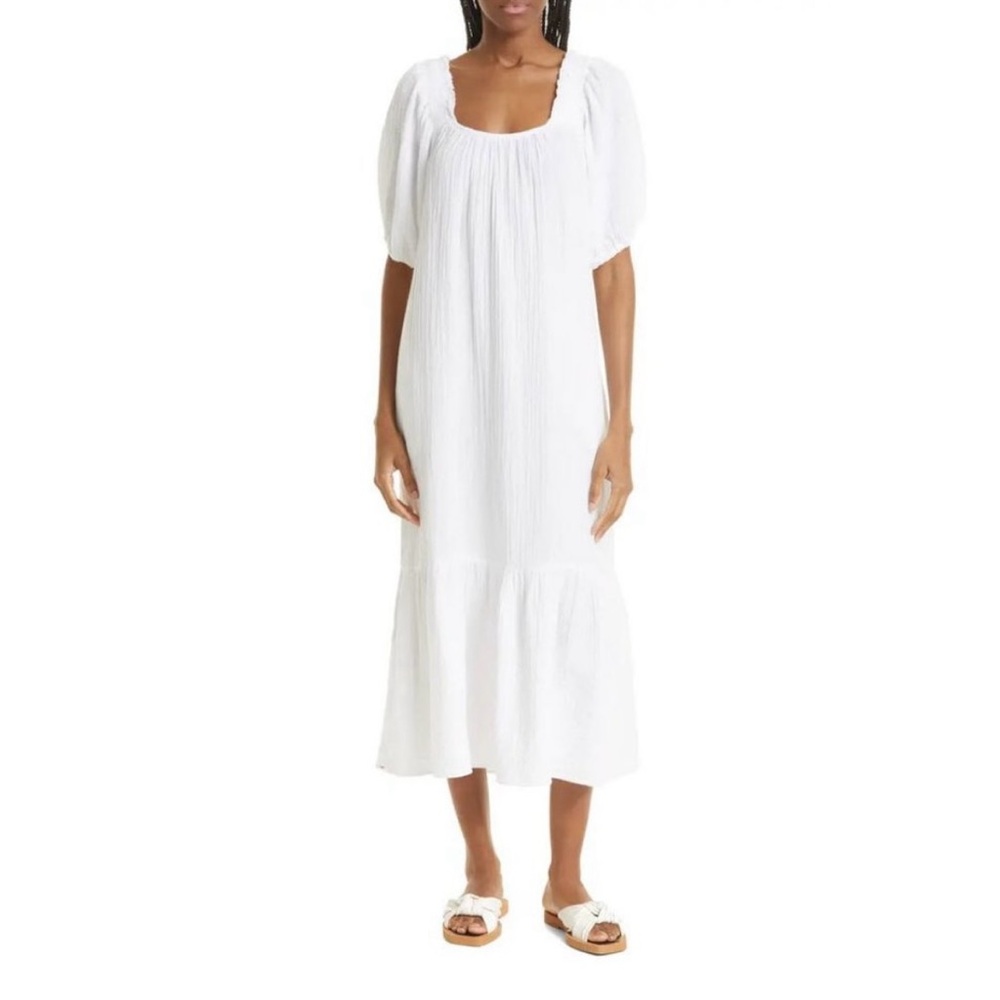 Xirena Sofia cotton gauze midi dress Small